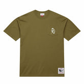 Green Bay Packers Vintage Logo Premium T-Shirt Olive | Mitchell & Ness