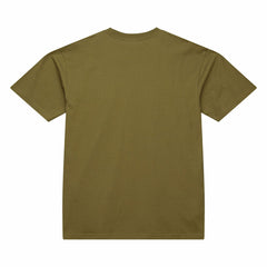 Green Bay Packers Vintage Logo Premium T-Shirt Olive | Mitchell & Ness
