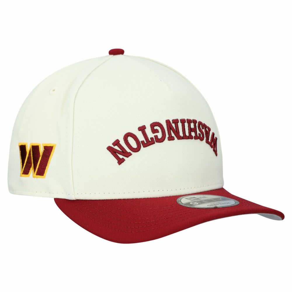 Washington Commanders New Era Upside Down 9FIFTY A-Frame Snapback Hat Cream | NFL
