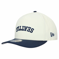 Seattle Seahawks New Era Upside Down 9FIFTY A-Frame Snapback Hat Cream | NFL