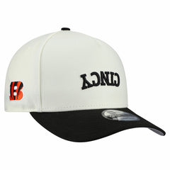 Cincinnati Bengals New Era Upside Down 9FIFTY A-Frame Snapback Hat Cream | NFL