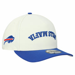 Buffalo Bills New Era Upside Down 9FIFTY A-Frame Snapback Hat Cream | NFL