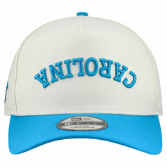 Carolina Panthers New Era Upside Down 9FIFTY A-Frame Snapback Hat Cream | NFL