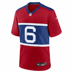 Jaxson Dart New York Giants Alternate Century Red Game Jersey Red | Nike for Sale