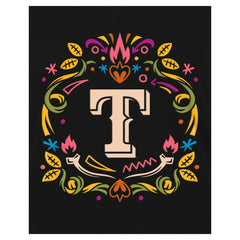 Texas Rangers New Era Women's Día de los Muertos V-Neck T-Shirt - MLB