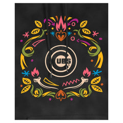Chicago Cubs New Era Women's Día de Muertos Mineral Wash Hoodie Sweatshirt - MLB