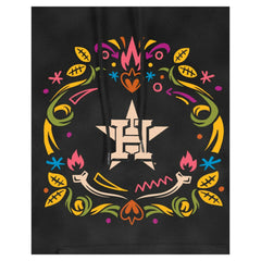 Houston Astros New Era Women's Día de Muertos Mineral Wash Hoodie Sweatshirt - MLB