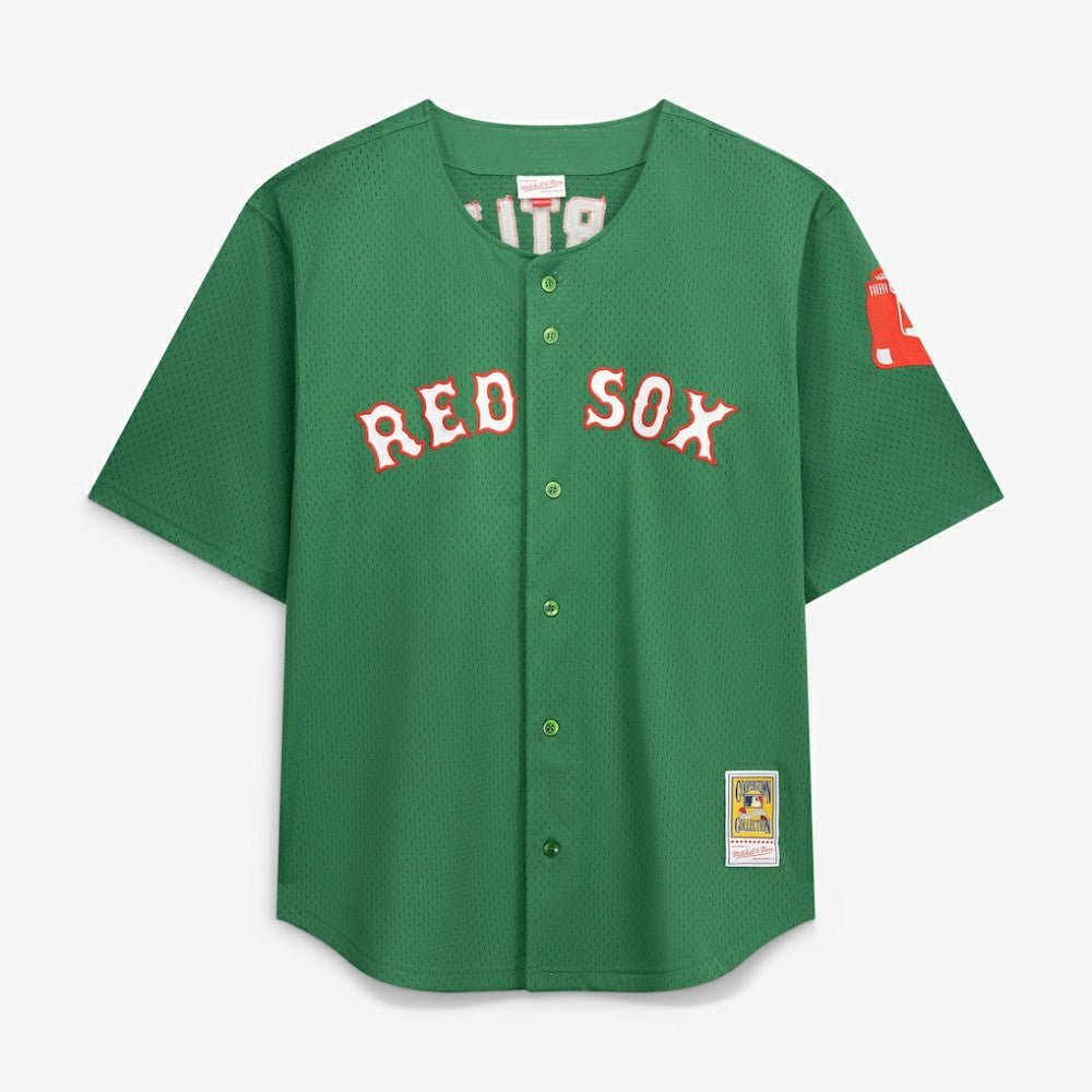 David Ortiz Boston Red Sox Mitchell & Ness Big & Tall Cooperstown Collection Mesh Batting Practice Jersey - MLB