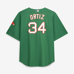 David Ortiz Boston Red Sox Mitchell & Ness Big & Tall Cooperstown Collection Mesh Batting Practice Jersey - MLB