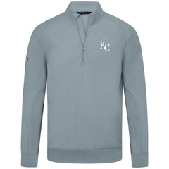 Kansas City Royals Levelwear Upright Insignia Tri-Blend Quarter-Zip Pullover - MLB