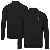Texas Rangers Levelwear Upright Insignia Tri-Blend Quarter-Zip Pullover - MLB