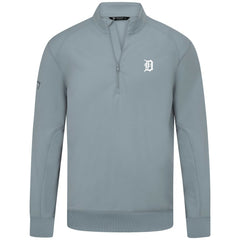 Detroit Tigers Levelwear Upright Insignia Tri-Blend Quarter-Zip Pullover - MLB