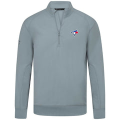 Toronto Blue Jays Levelwear Upright Insignia Tri-Blend Quarter-Zip Pullover - MLB