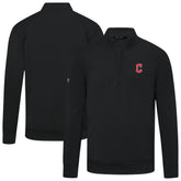 Cleveland Guardians Levelwear Upright Insignia Tri-Blend Quarter-Zip Pullover - MLB