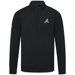 Atlanta Braves Levelwear Upright Insignia Tri-Blend Quarter-Zip Pullover - MLB