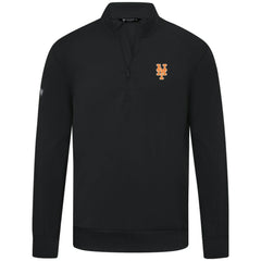 New York Mets Levelwear Upright Insignia Tri-Blend Quarter-Zip Pullover - MLB