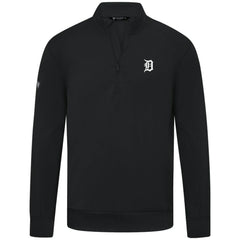 Detroit Tigers Levelwear Upright Insignia Tri-Blend Quarter-Zip Pullover - MLB