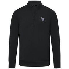 Colorado Rockies Levelwear Upright Insignia Tri-Blend Quarter-Zip Pullover - MLB