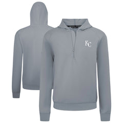 Kansas City Royals Levelwear Technic Insignia Quarter-Zip Hoodie - MLB