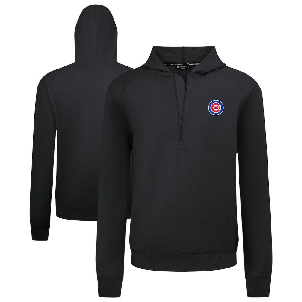 Chicago Cubs Levelwear Technic Insignia Quarter-Zip Hoodie - MLB