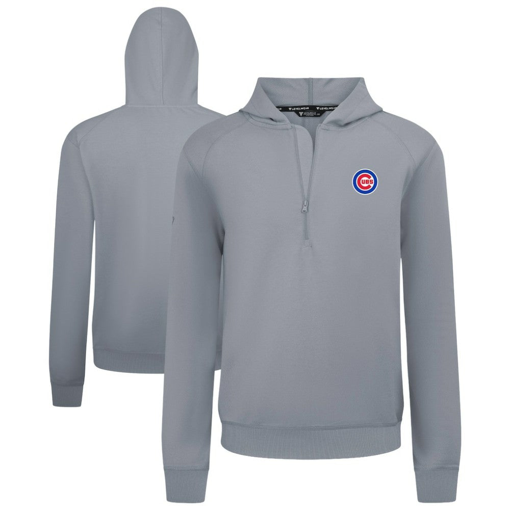 Chicago Cubs Levelwear Technic Insignia Quarter-Zip Hoodie - MLB