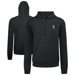 Seattle Mariners Levelwear Technic Insignia Quarter-Zip Hoodie - MLB