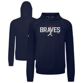 Atlanta Braves Levelwear Mandate Carve Tri-Blend Hoodie - MLB