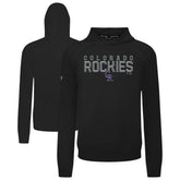 Colorado Rockies Levelwear Mandate Carve Tri-Blend Hoodie - MLB