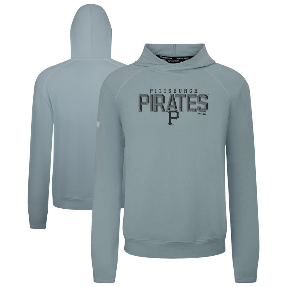 Pittsburgh Pirates Levelwear Mandate Carve Tri-Blend Hoodie - MLB