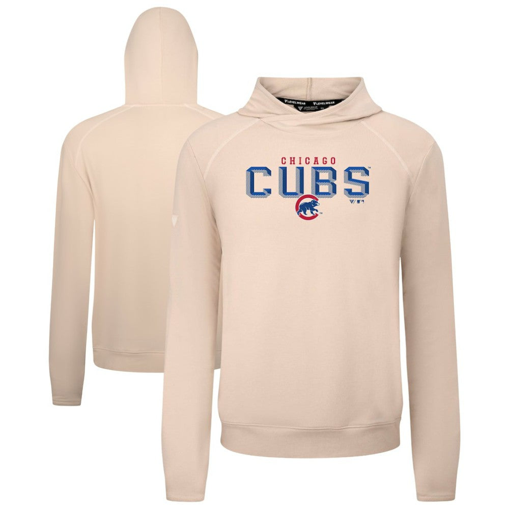 Chicago Cubs Levelwear Mandate Carve Tri-Blend Hoodie - MLB