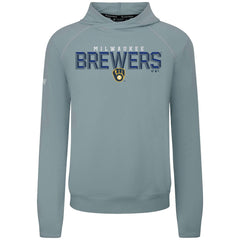 Milwaukee Brewers Levelwear Mandate Carve Tri-Blend Hoodie - MLB