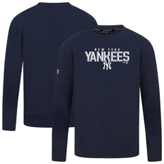New York Yankees Levelwear Mandate Carve Tri-Blend Sweatshirt - MLB