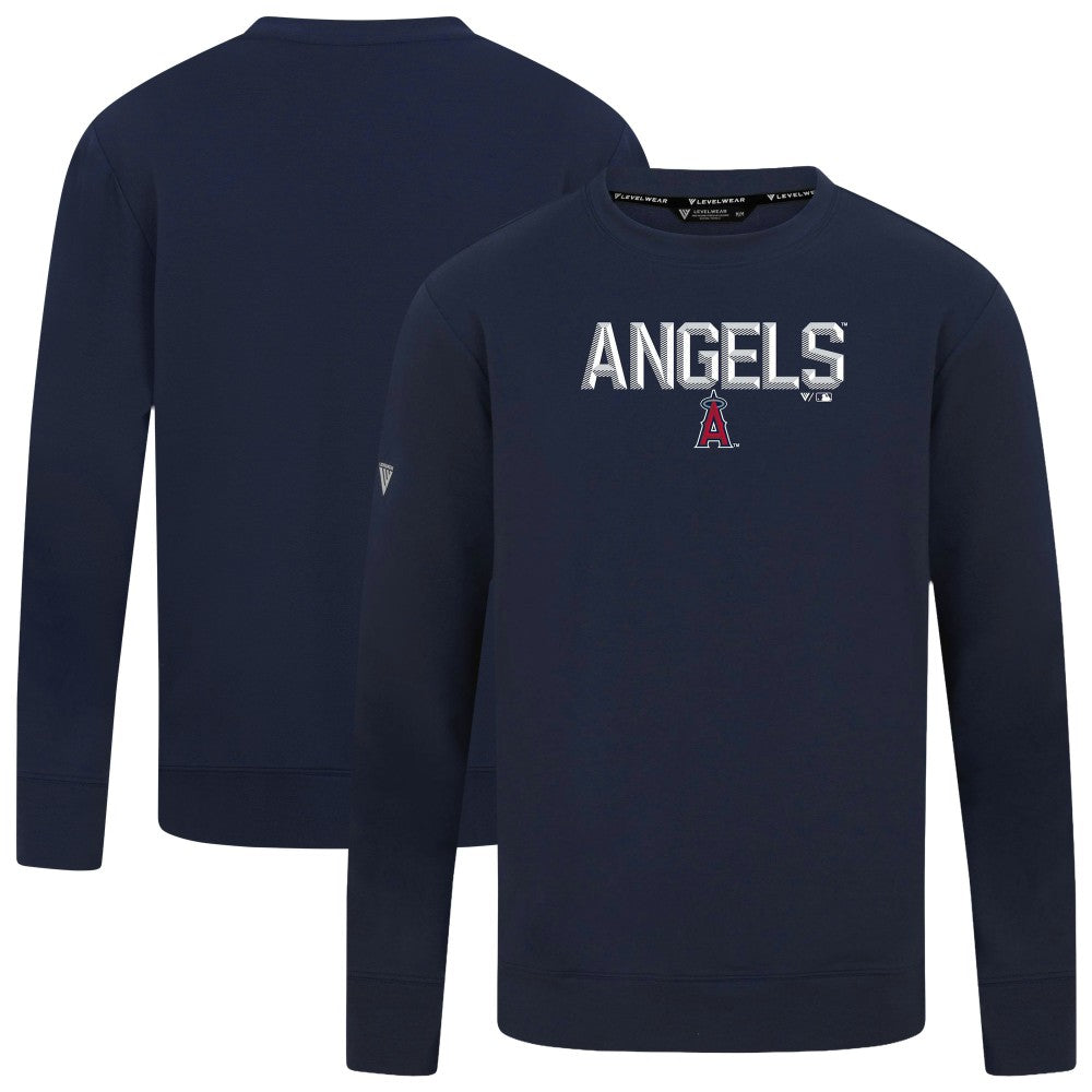 Los Angeles Angels Levelwear Mandate Carve Tri-Blend Sweatshirt - MLB