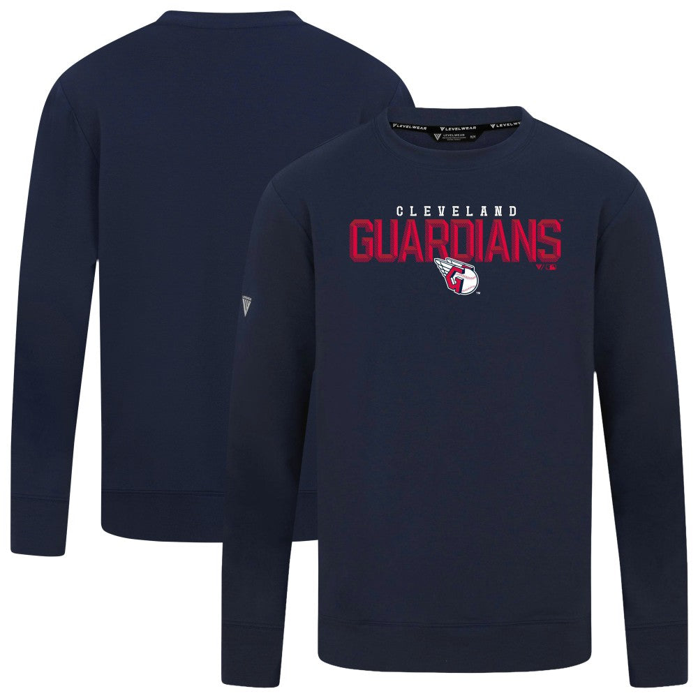 Cleveland Guardians Levelwear Mandate Carve Tri-Blend Sweatshirt - MLB
