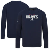 Atlanta Braves Levelwear Mandate Carve Tri-Blend Sweatshirt - MLB