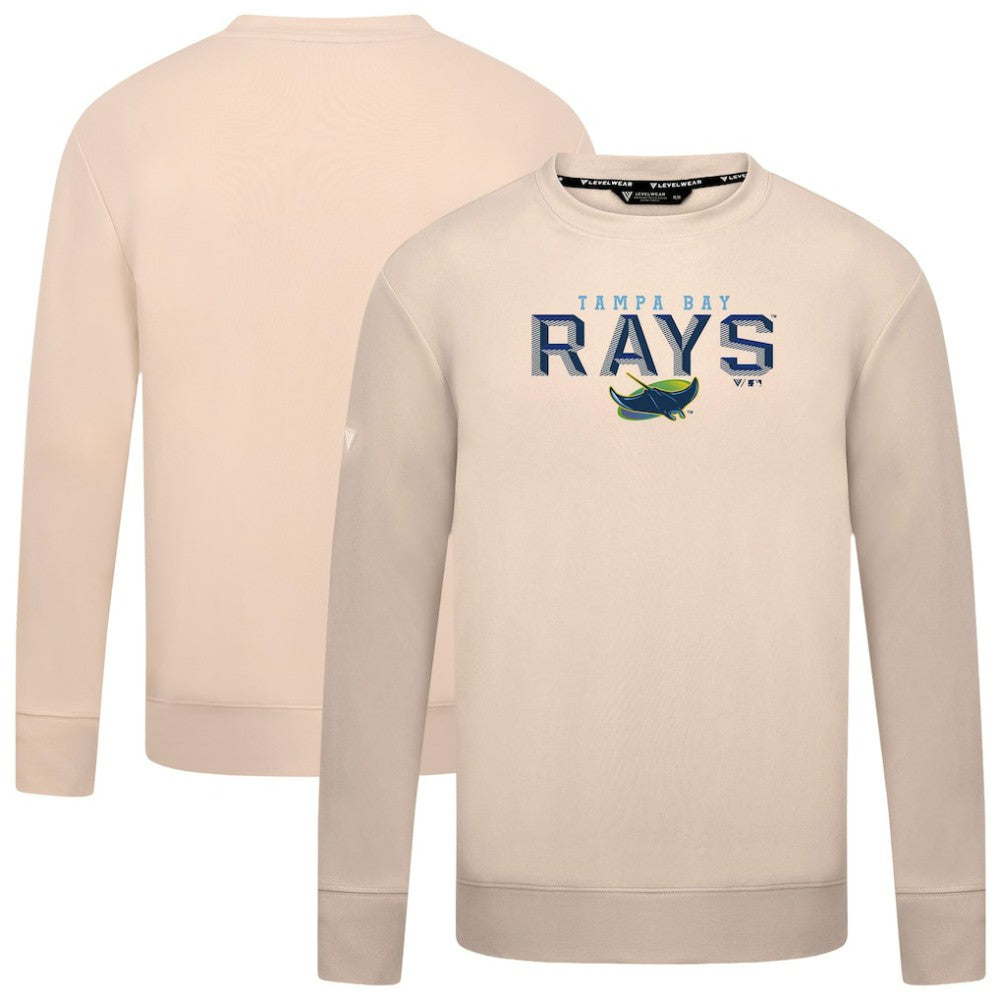 Tampa Bay Rays Levelwear Mandate Carve Tri-Blend Sweatshirt - MLB