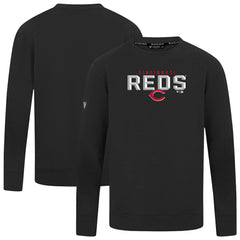Cincinnati Reds Levelwear Mandate Carve Tri-Blend Sweatshirt - MLB