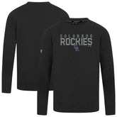 Colorado Rockies Levelwear Mandate Carve Tri-Blend Sweatshirt - MLB