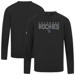 Colorado Rockies Levelwear Mandate Carve Tri-Blend Sweatshirt - MLB