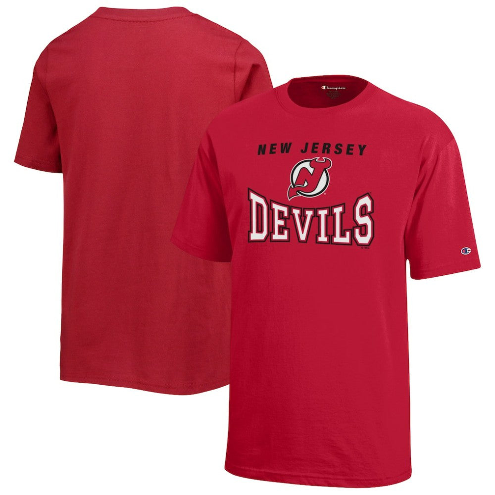 New Jersey Devils Champion Youth Graphic T-Shirt - Red - NHL
