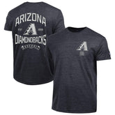 Arizona Diamondbacks Champion Vintage 3-Hit Tri-Blend T-Shirt - MLB