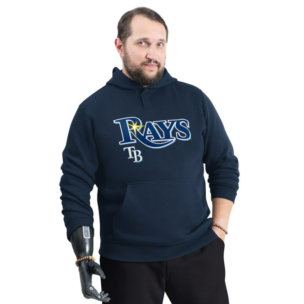 Tampa Bay Rays G-III Sports by Carl Banks Adaptive Lockup Fleece Hoodie - MLB