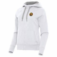 Club America Antigua Women's Takeover Full-Zip Hoodie White - FIFA World CUP