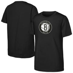 Brooklyn Nets Outerstuff Youth Primary Logo T-Shirt Black - NBA