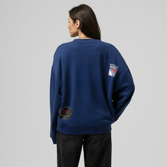 New York Rangers Mitchell & Ness Women's Vintage Crewneck Sweatshirt - Blue - NHL
