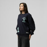 Seattle Kraken Mitchell & Ness Women's Vintage Crewneck Sweatshirt - Deep Sea Blue - NHL