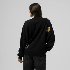 Boston Bruins Mitchell & Ness Women's Vintage Crewneck Sweatshirt - Black - NHL