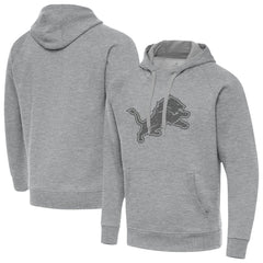 Detroit Lions Antigua Victory Hoodie Heather Gray | NFL