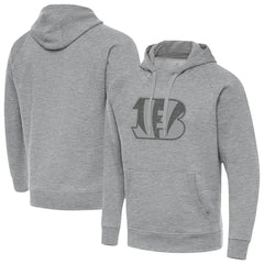 Cincinnati Bengals Antigua Victory Hoodie Heather Gray | NFL