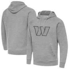 Washington Commanders Antigua Victory Hoodie Heather Gray | NFL